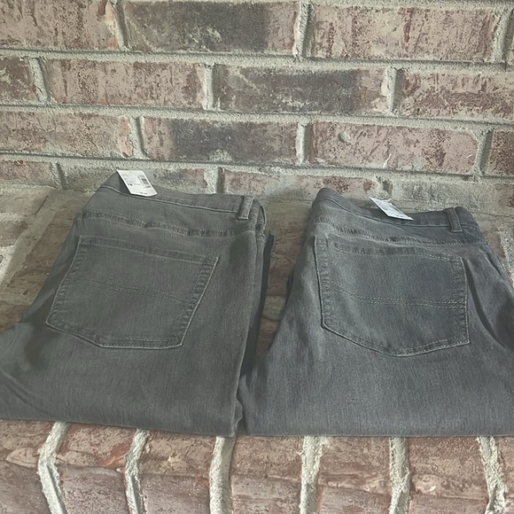 2 pairs Boys New with Tags  Childrens Place stretch grey skinny jeans size 18 - Picture 1 of 8